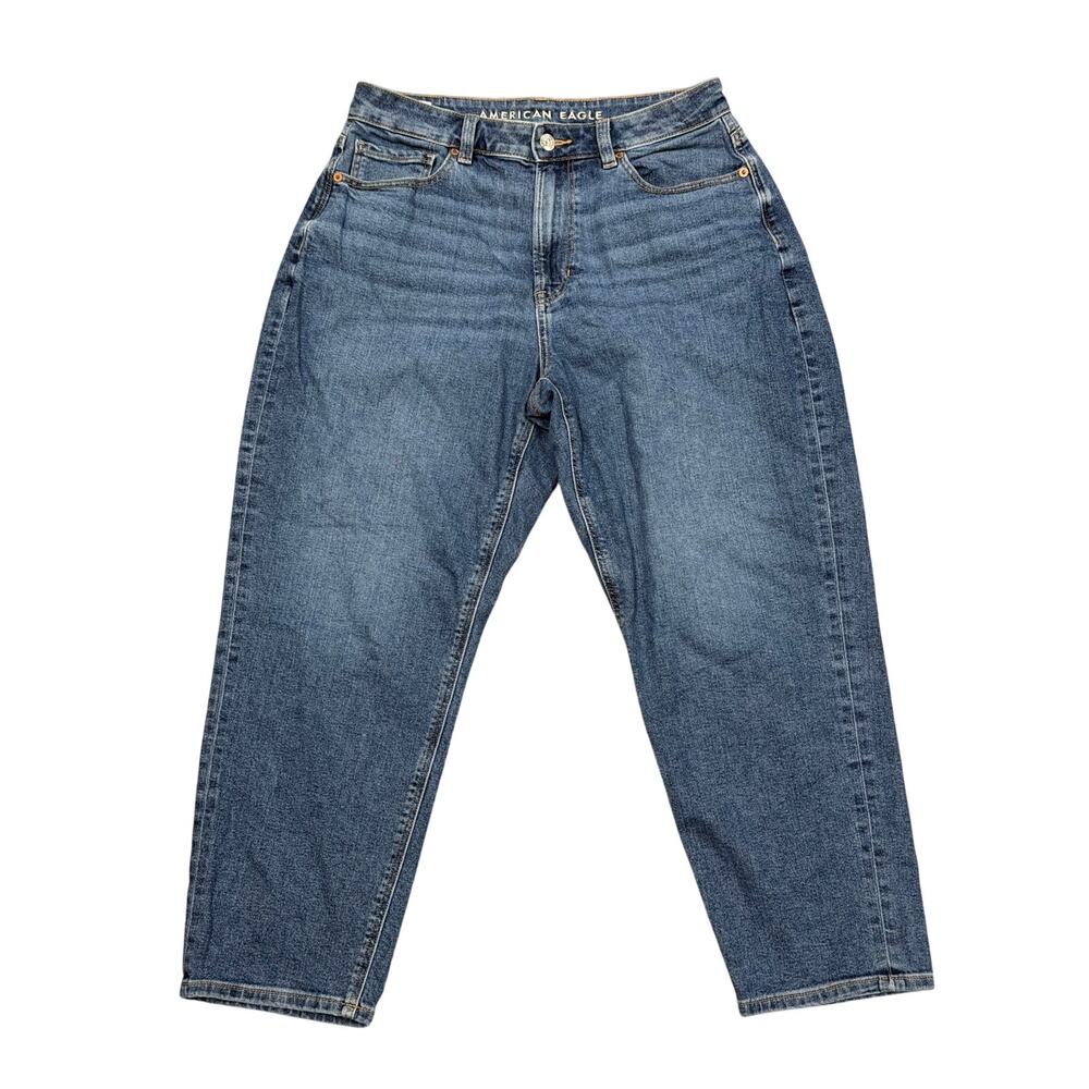 American Eagle AE High Rise Mom Jean Cropped Size 18